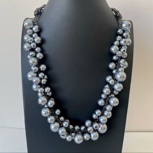Grey Pearls Women Necklace